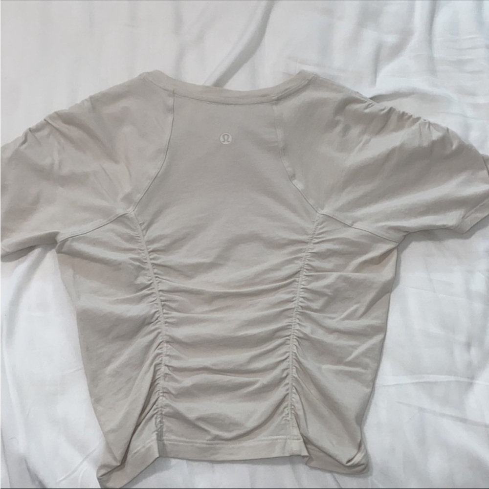 Lululemon Ruched Crop Top - Picture 2 of 3